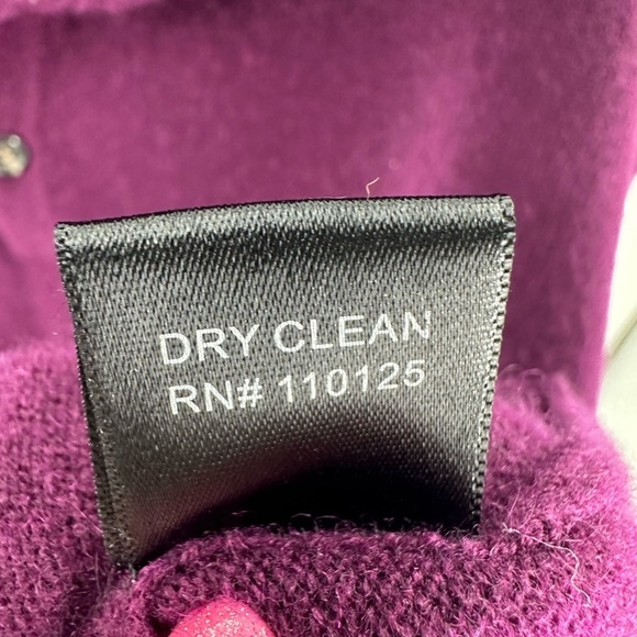 Qi Cashmere Sweater Mens L Purple Button Henley Collar Long Sleeve Pullover - Picture 6 of 9